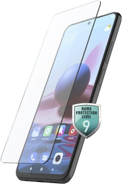 Hama Pr. Crystal Glass Displayschutz für Redmi 10 (2022), Redmi Note 10 5G und M3 Pro, transparent - Bild 1