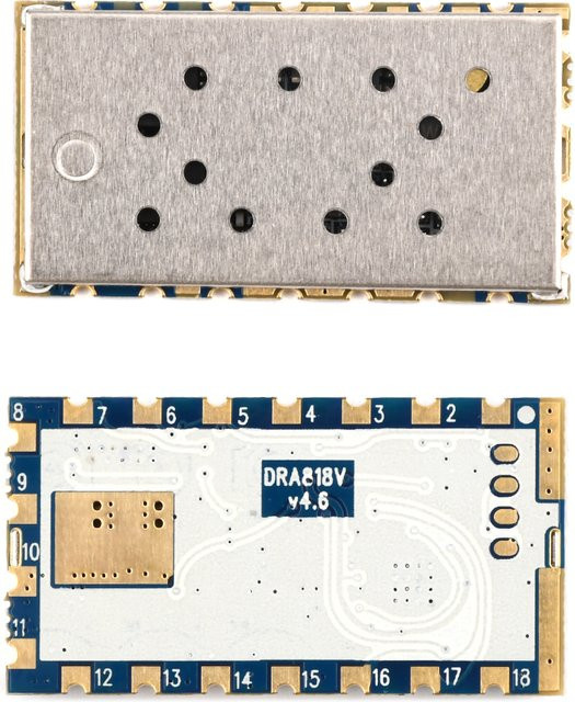 diymore DRA818V Kompaktes drahtloses Sprach-Transceiver-Modul mit UART-Schnittstelle und DRA818U Platinenmodul für die drahtlose Steuerung - Bild 1