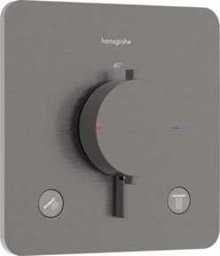 Hansgrohe Thermostat Ecostat Comfort Q UP Unterputz-Einhebelmischer in Silber und Grau mit Safety Stop und Wassersparfunktion - Bild 1