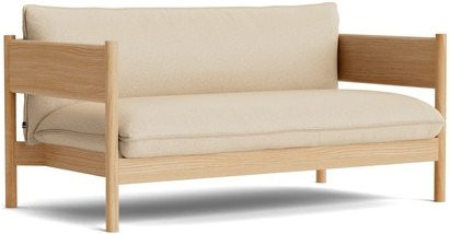 HAY Arbour Club Sofa in Beige mit Holzgestell und skandinavischer Ästhetik - Bild 1