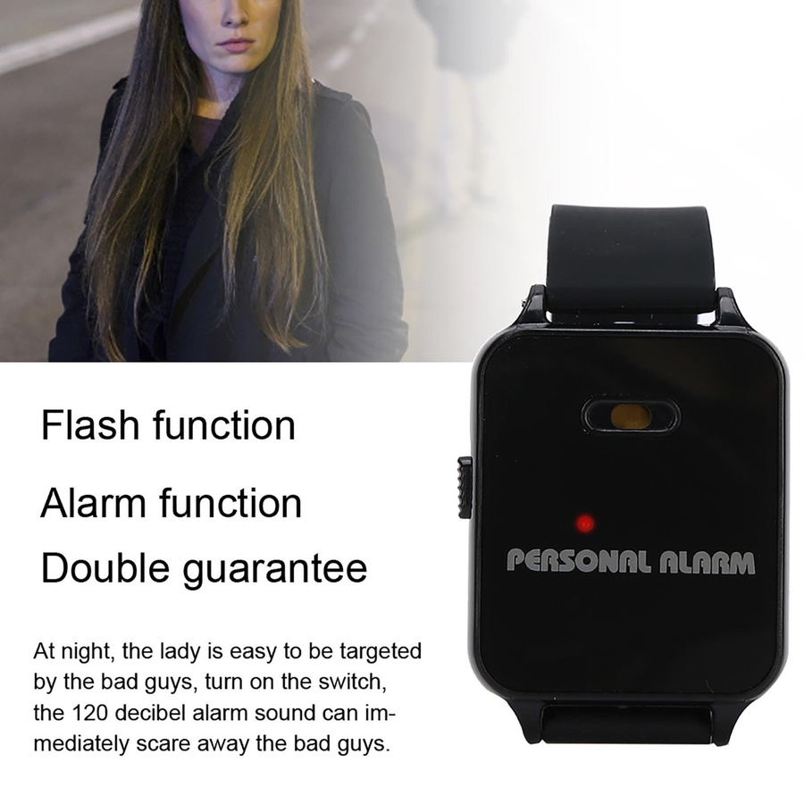 Armbandalarm mit blinkendem Licht, Kinder und Frauen - Bild 4
