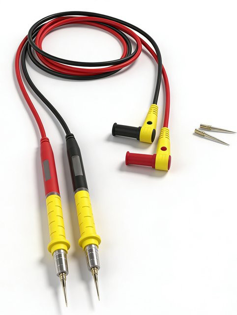 Lefavor Silikon-Multimeter-Prüfspitzen als universelle Nadelspitzen-Messleitungen mit Frost- und Verbrühungsschutz in Multicolor - Bild 1