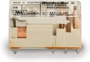 Weidmüller Schaltrelais RCL314024, transparent, B/T/H: 12,7 x 15,7 x 29 mm - Bild 1