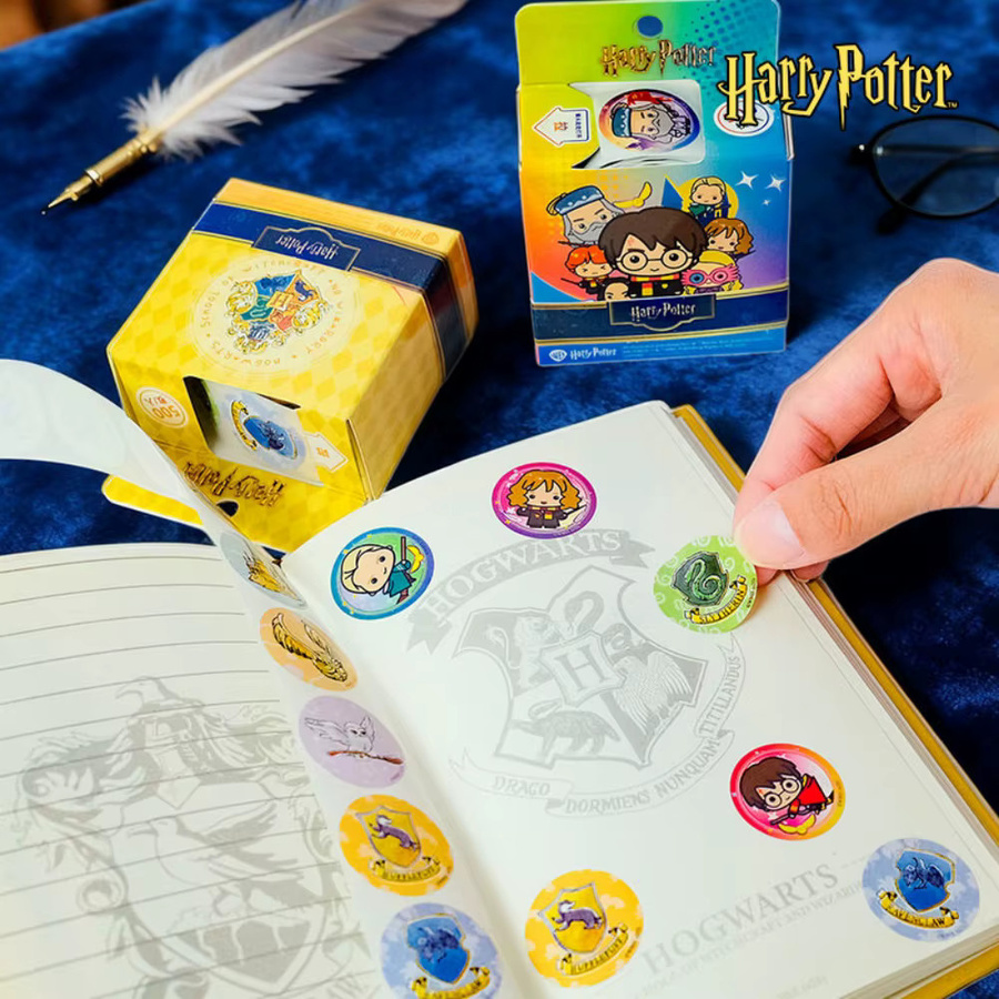 Harry Potter Aufkleber-Rolle, Hogwarts Zauberer-Thema, 500 Stück - Bild 4
