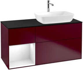 V&B Waschtischunterschrank Finion in Weiß lackiert, Breite: 120 cm, Tiefe: 50,1 cm, Höhe: 50,1 cm - Bild 1