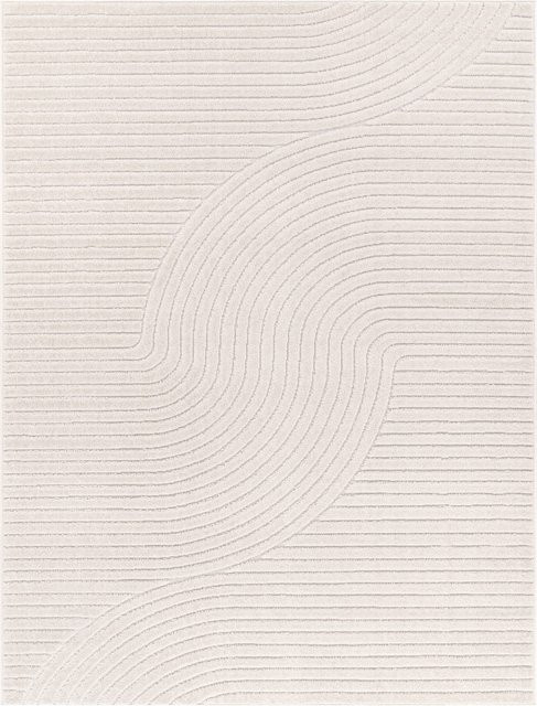 In- & Outdoor-Teppich Cotara in Creme mit wellenförmigem Boho-Muster, B/T: 200 x 290 cm - Bild 1