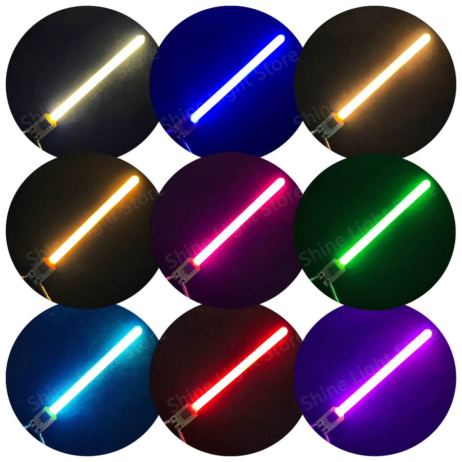 10 Stück DT&ZM Meteor-Dusche LED-Filament RGB Farbfluss-Licht, 70 mm, Mehrfarbig - Bild 3