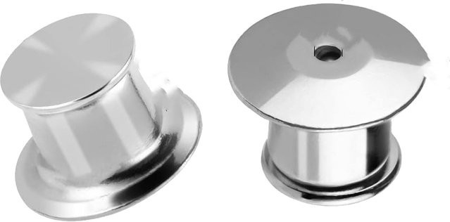Sicherungsstift-Rückseiten Metall, Sicherungsschließe für Schmuckherstellung - Bild 1