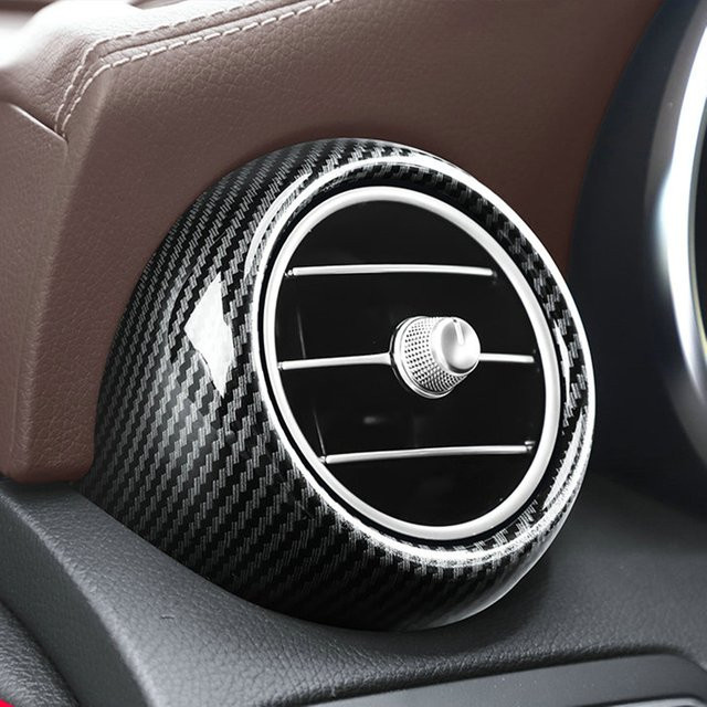 AOSRRUN Klimaanlage Lüftungsdüsen Abdeckung für Mercedes Benz GLC Klasse Coupe, Schwarz - Bild 1