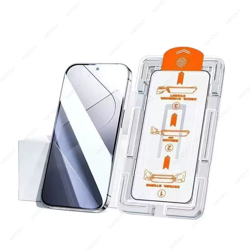 Displayschutzfolie für Xiaomi 17 Ultra und Xiaomi 17 Pro Max mit schwarzem Rand, staubfreie Installation, transparent - Bild 3