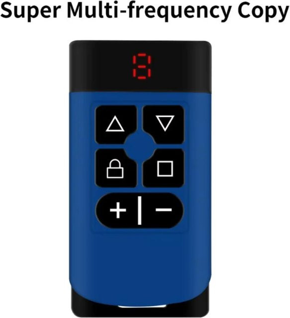 Meiteai-Home Garagentor-Fernbedienungs-Duplizierer Multifrequenz-Code-Grabber Klon Tor Schlüsselanhänger Handsender in Blau (300MHz-915MHz) - Bild 1
