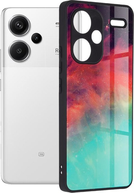 Techsuit Glaze Schutzhülle für Xiaomi Redmi Note 13 Pro+ in Türkis/Multicolor - Bild 1