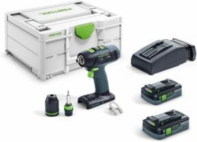 Festool Akku-Bohrschrauber T 18+3 HPC 4,0 I-Plus in Grau - Bild 1