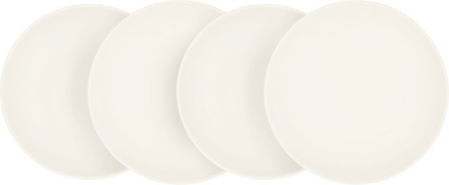 SILVERCREST Porzellan Speiseteller und Suppenteller-Set, 4-teilig, weiß - Bild 1