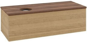 V&B Waschtischunterschrank Antao mit Frontstruktur in Honey Oak, B/T/H: 120 x 50 x 50 cm - Bild 1