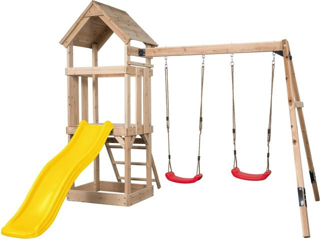 Swing King Spielturm Noa Gelb B/T/H: 234 x 265 x 280 cm FSC® - Bild 1