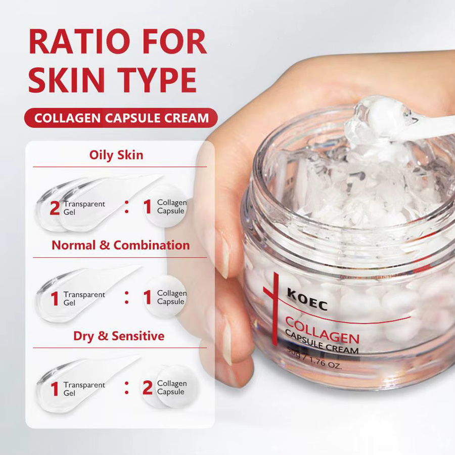 KOEC Kollagen Kapselcreme für das Gesicht, 50g, Unisex - Bild 4