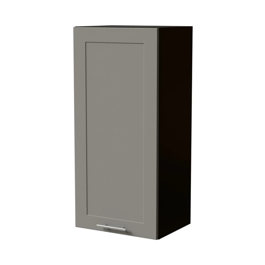 Feldmann-Wohnen Hängeschrank Oslo Küchenschrank Schwarz und Staubgrau Matt B/T/H: 45 x 32,5 x 96 cm - Bild 2
