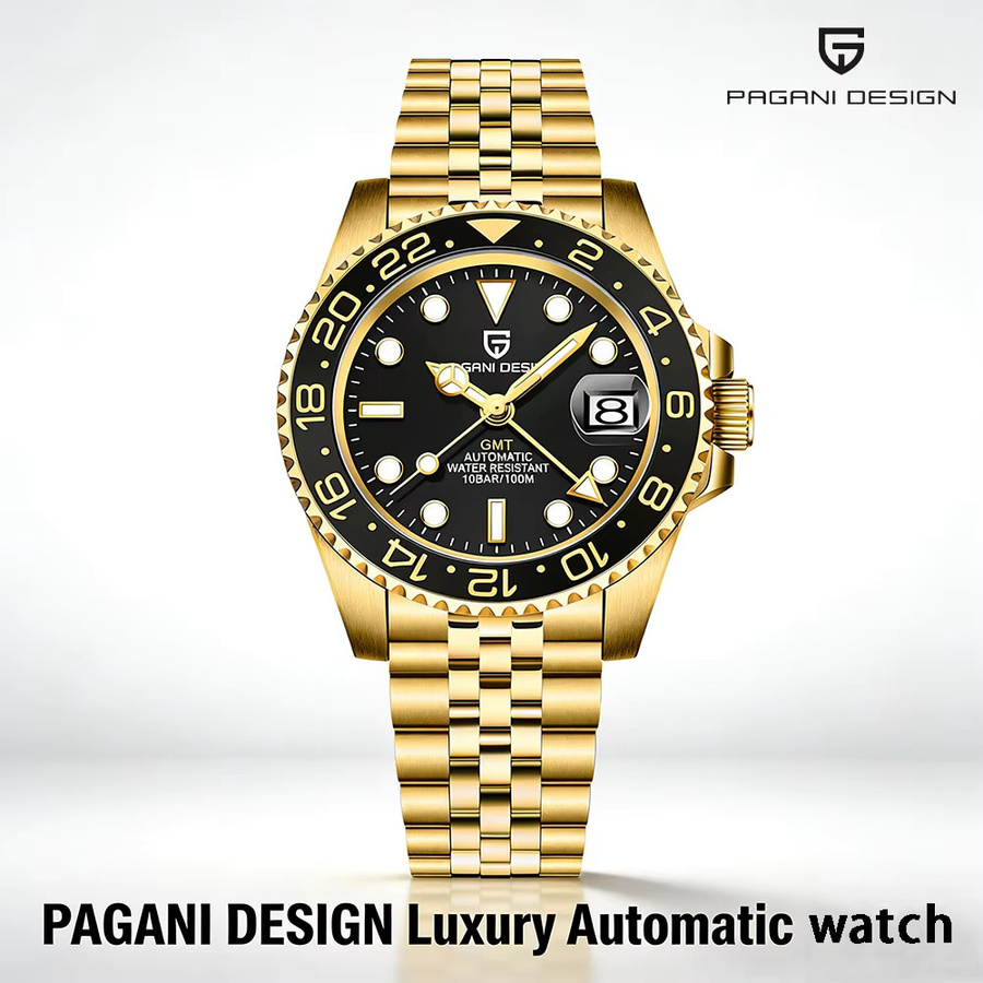 Pagani Design Armbanduhr, Automatik, Edelstahl, Keramik, GMT, 40 mm, Herren - Bild 2