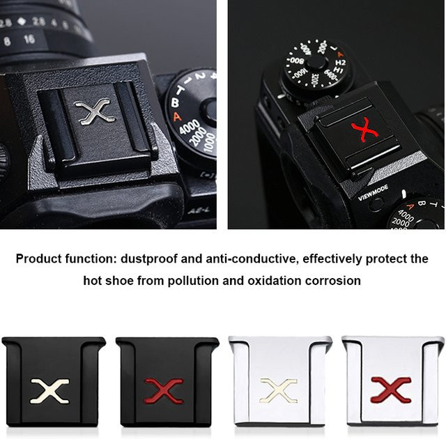 Fujifilm Metall Blitzschuhabdeckung XT10 XT20 XT30 XT2 Micro Single XE4 XE3 Kamera Blitzschuh Schutzhülle - Bild 1