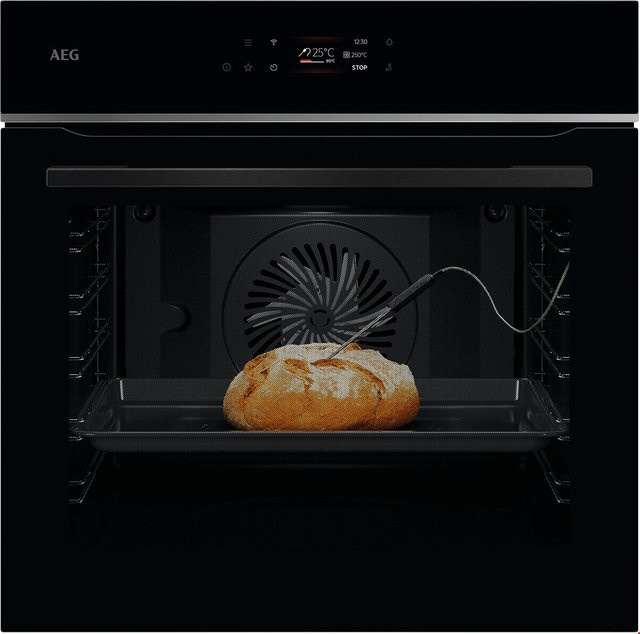 AEG MealAssist Einbaubackofen TE7PB63ZAB in Schwarz - Bild 1