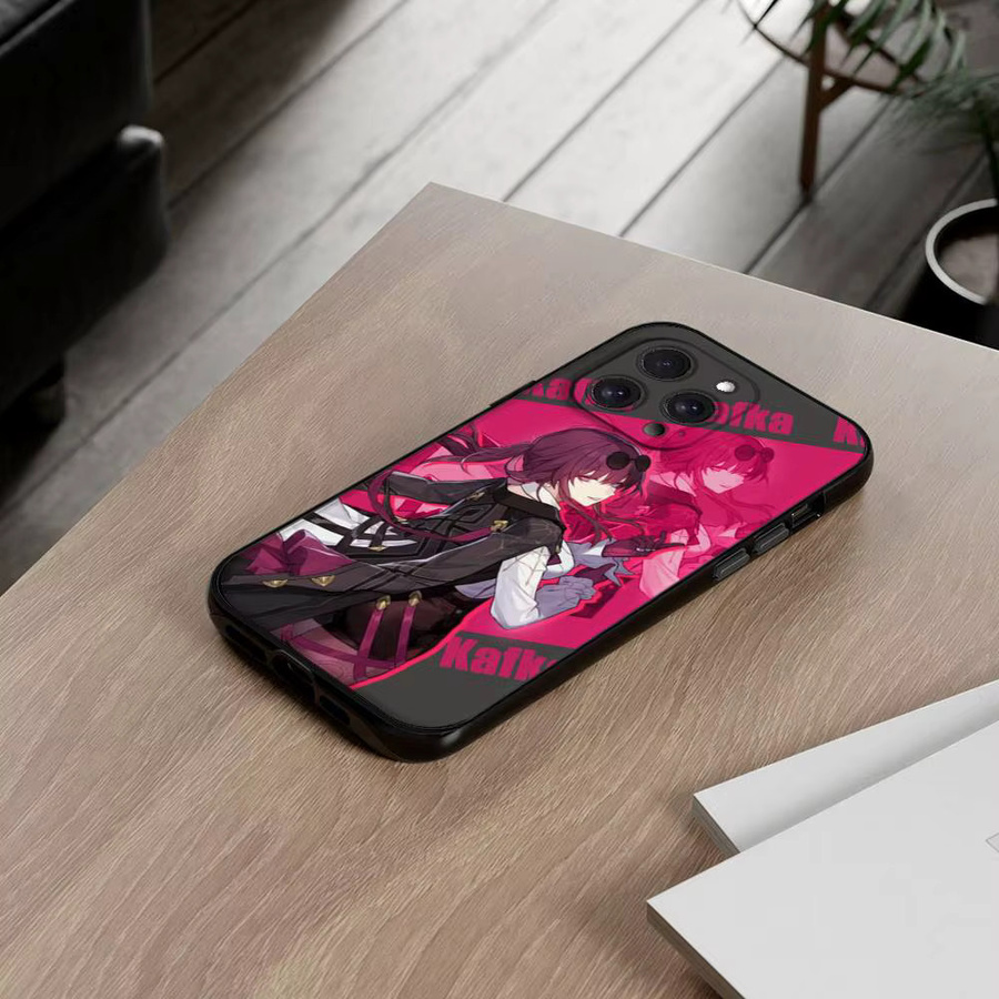 Honkai Star Rail Handyhülle für iPhone 11 bis 17 Pro Max, weiche Schutzhülle, Schwarz - Bild 2