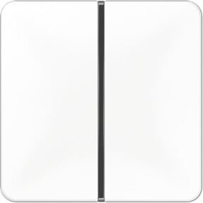 Jung Tastensatz 1-fach AWS komplett CD 401 TSA in Weiß - Bild 1