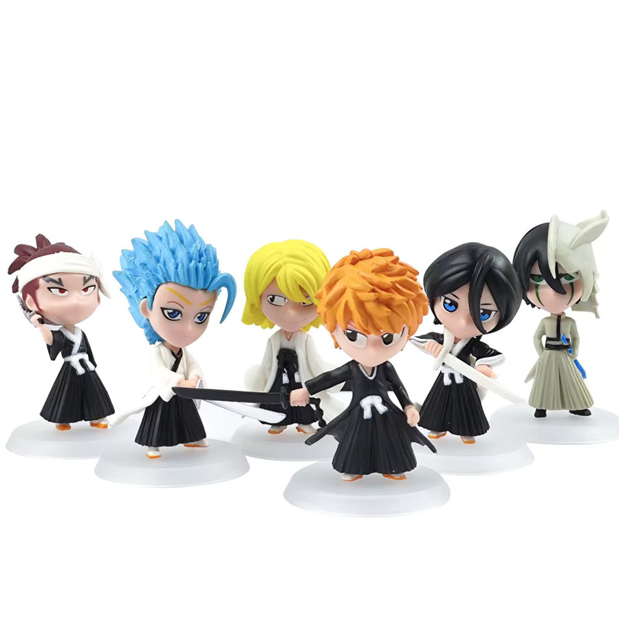 ZXZ Bleach Anime Figur Ichigo aus PVC in Schwarz und Multicolor als Schreibtisch Dekoration - Bild 4