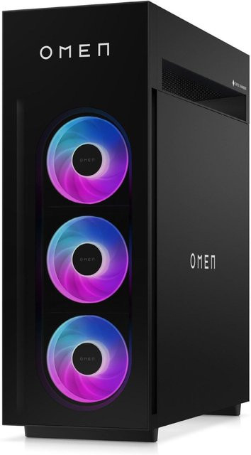 HP OMEN MAX DT GT23-0695ng Gaming-PC in Schwarz mit AMD Ryzen 9 9900X3D, 64 GB RAM, 4 TB M.2 SSD und NVIDIA GeForce RTX 5090 - Bild 1