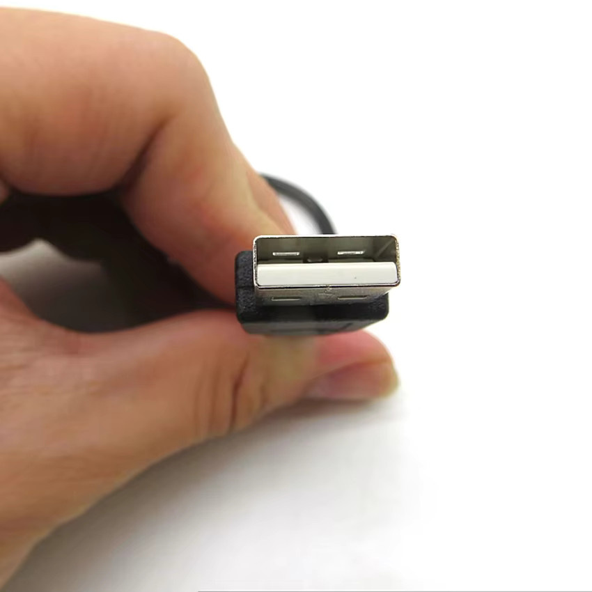 JCD USB zu DC Ladekabel Schwarz für PSP 1000 2000 3000 mit 4,0 x 1,7 mm Stecker 5 V - Bild 3