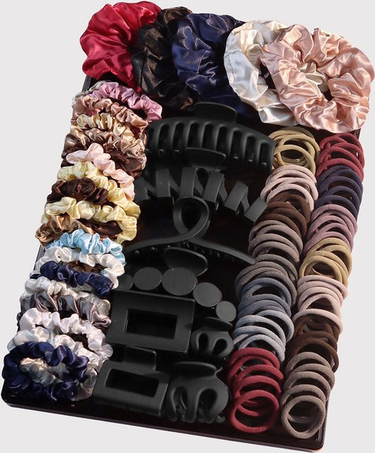 yanrong Haarschmuck-Set, Damen, dunkle Farbe - Bild 1
