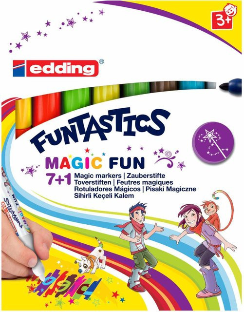 edding Funtastics Magic Fun Marker Set, Mehrfarbig, Bullet-Spitze - Bild 2