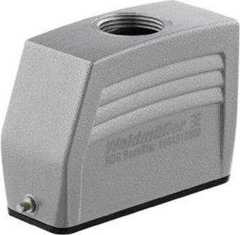 Weidmüller HDC 16A TOLU 1PG16G Steckergehäuse aus Edelstahl in Silber - Bild 1