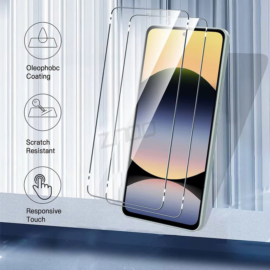 4er-Pack Gehärtetes Schutzglas für Xiaomi Redmi Note 14 13 12 11s 10 Pro sowie Redmi 10C 12C 13C 14C A3 A2 A4 in Transparent - Bild 2