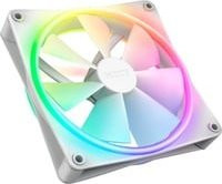 NZXT F140 RGB DUO Single Gehäuselüfter, Multicolor, Weiß, B/T/H: 14,0 x 14,0 x 2,5 cm - Bild 1