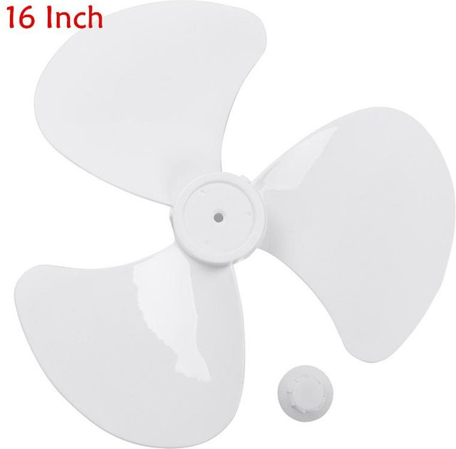 Daenrui Lüfterblatt für Standventilatoren aus Kunststoff, 16 Inch, Weiß - Bild 1
