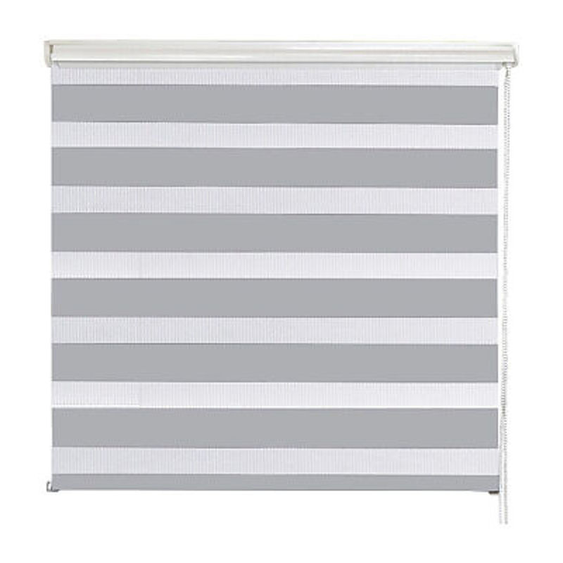 POCOline Doppelrollo Day & Night mit Blende Easy-Fix in Silber/Grau, B: 90 cm, H: 160 cm - Bild 2