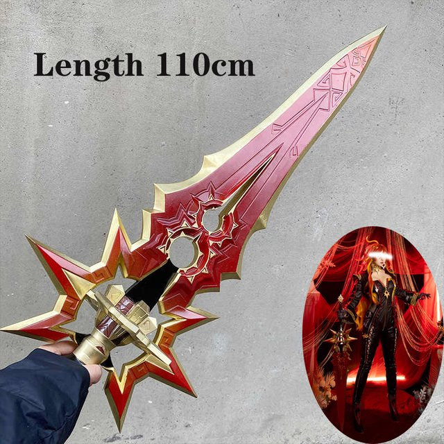 COSNYC Genshin Impact Mavuika Cosplay Waffe Requisiten, Zubehör - Bild 1