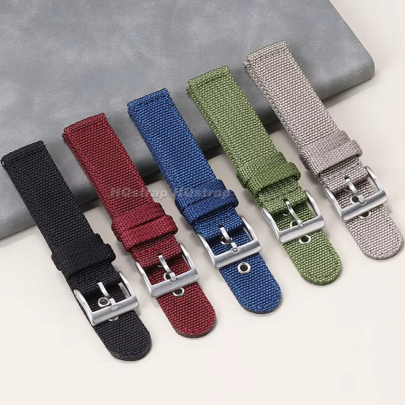 HQstrap Uhrenarmband Nylon, Canvas, Unisex - Bild 5