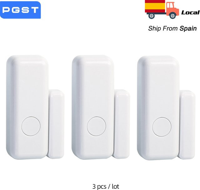PGST Wireless Türsensor 433 MHz Smart Alarm Security System in Weiß - Bild 1