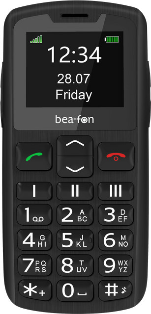 Beafon SL230 4G Handy in Schwarz mit USB-C Anschluss und 1,8 Zoll Display - Bild 1