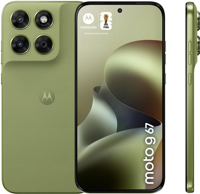 Motorola Moto G67 5G Smartphone Nile Green mit 4 GB RAM und 256 GB Speicher sowie 6,8 Zoll Display - Bild 1