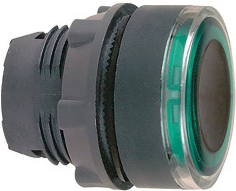 Schneider Electric ZB5AW933 Leuchtdrucktaster-Frontelement in Grün und Schwarz aus Kunststoff - Bild 1