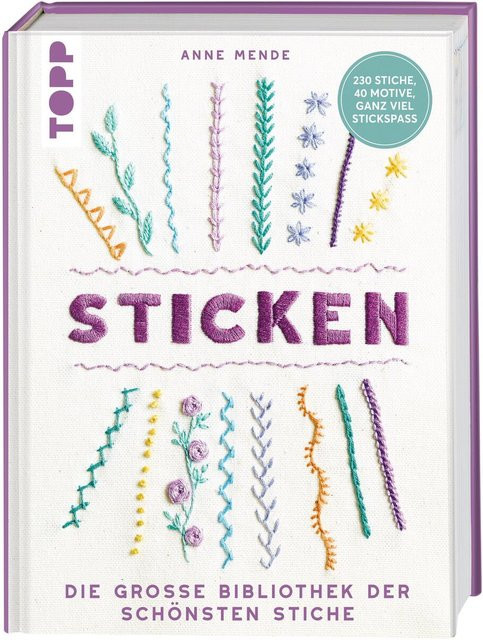 Sticken von Anne Mende, Hardcover - Bild 1