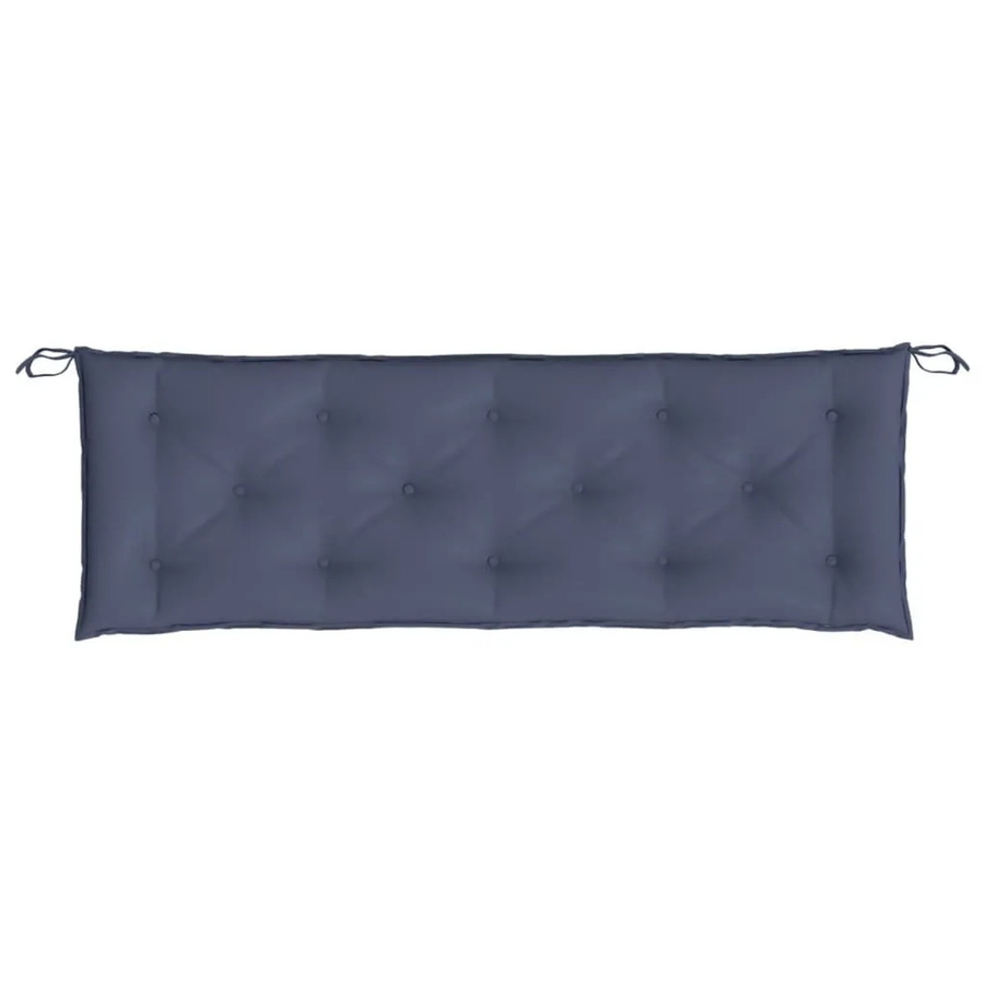 vidaXL Gartenbank-Auflage aus Oxford-Gewebe in Marineblau, B/T/H: 150 x 50 x 7 cm - Bild 2
