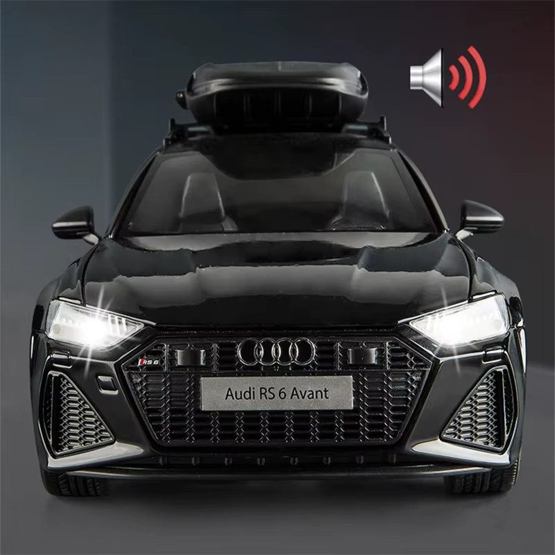 XMD Audi RS6 Avant Sport Auto Modell 1/18 mit Sound und Licht Metall - Bild 2