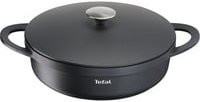 Tefal Servierpfanne Trattoria mit Antihaftbeschichtung aus Aluminium in Schwarz, Durchmesser: 28 cm - Bild 1