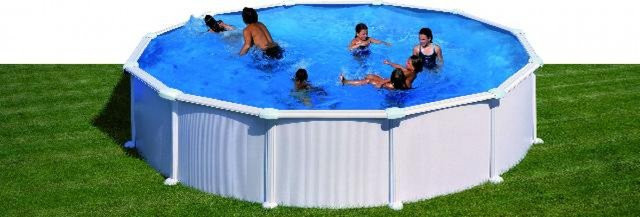 Stahlwandpool Schwimmbecken mit einem Durchmesser von 460 cm - Bild 1