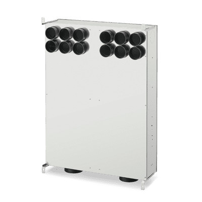 Helios MultiZoneBox KWL-MZB 6+1 - 75 125 R90 Rechts 90 Grad in Weiß - Bild 1