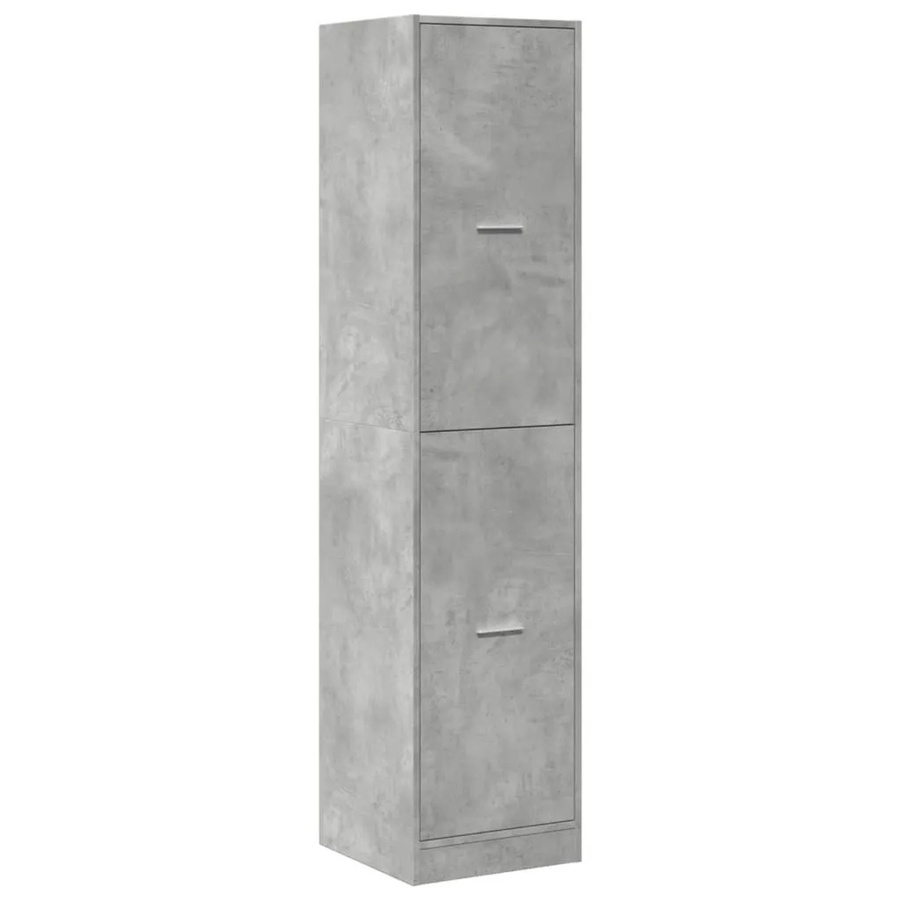 vidaXL Apothekerschrank aus Holzwerkstoff in Betongrau, B: 40 cm, T: 41 cm, H: 174,5 cm - Bild 2